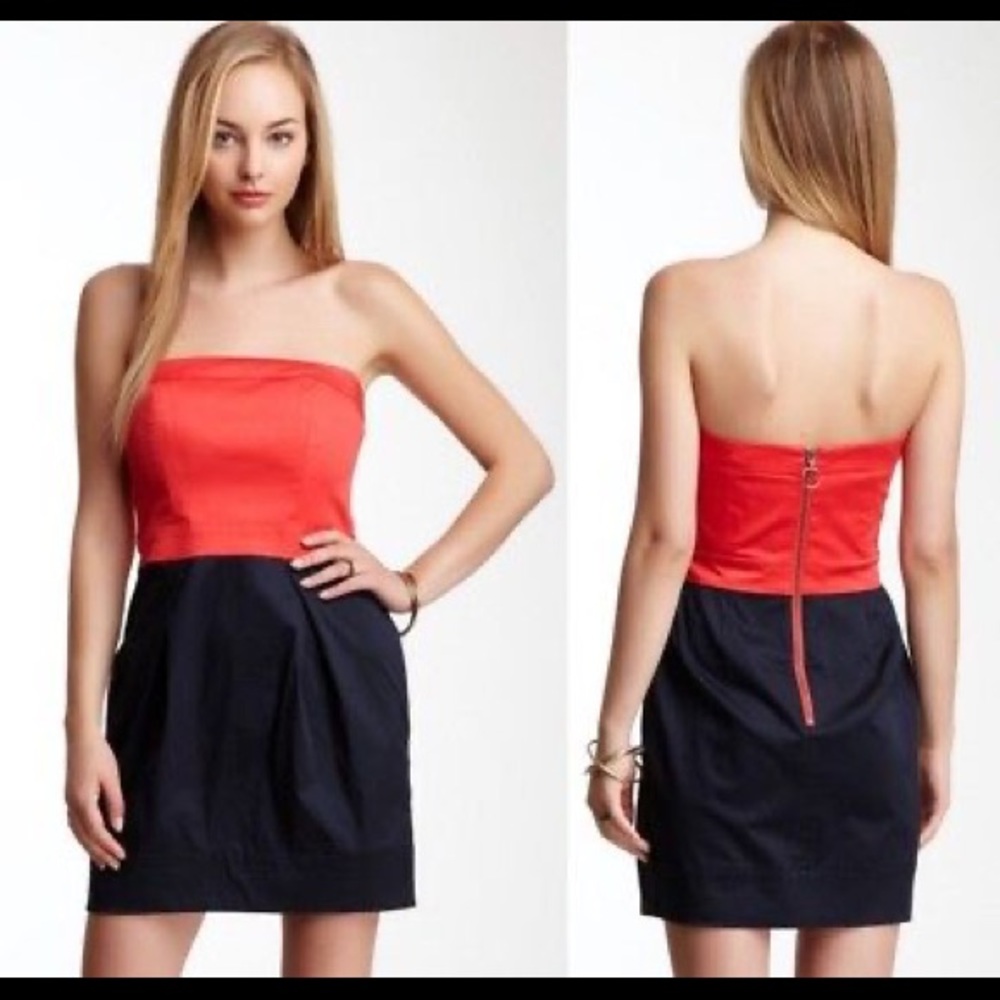 French Connection - strapless mini dress